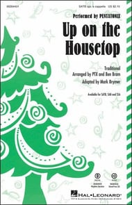 Up on the Housetop SATB choral sheet music cover